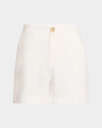 Vince Mid-Rise Hemp Shorts