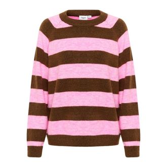 Saint Tropez Striped Pullover Jumper Chateau Nuthach - female - Saint Tropez - Round-neck Knitwear - Multicolor - S - Knitwear