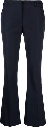 Pantaloni Torino flared concealed-fastening trousers - women - Viscose/Elastane - 38 - Blue