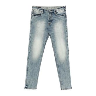 Emporio Armani Jeans, Heren, Blauw, W33, Katoen, Denim Katoenen Jeans