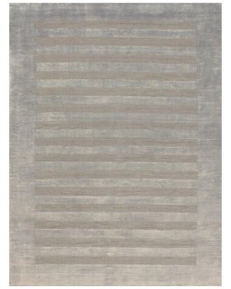 Exquisite Rugs Wide Stripe Hand Loomed Area Rug