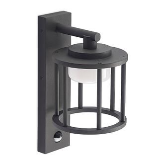 Lucande Lucande - L&aacute;mpara De Pared Exterior berenike En Gris Aluminio
