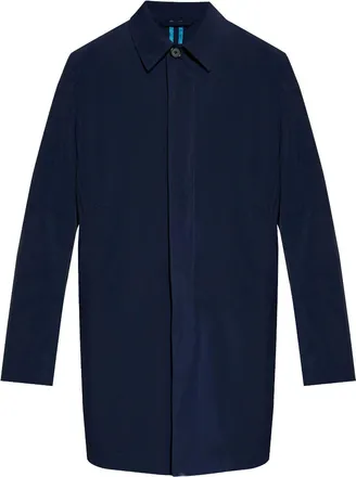 Paul Smith single-breasted coat - men - Elastane/Nylon - S - Blue