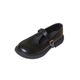 Generic Ladies Loafers Wide Fit Comfortable Shoes Round Toe Solid Color Stylish Flat Low Heel Lightweight Casual Walking Shoes Work Leisure Black