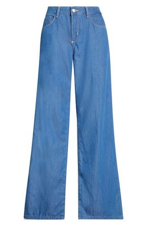 L'agence Alicent High Waist Wide Leg Jeans in Cherokee at Nordstrom, Size 26