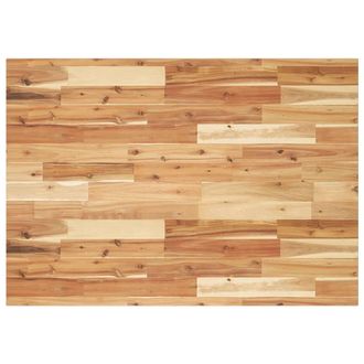 Berkfield Home Desk Top Oil Finished 100x70x2 cm Solid Wood Acacia in Brown | Size: 100 x 70 x 2 cm