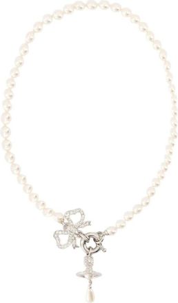 Vivienne Westwood Rigoberta Parelsieraad - Dames - Kettingen - Grijs - ONE Size - Accessoires
