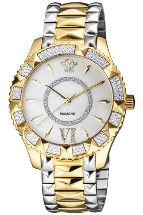 Gevril Group GV2 Venice Womens MOP Dial Two Tone Stainless Steel Watch.. - Silver & Gold