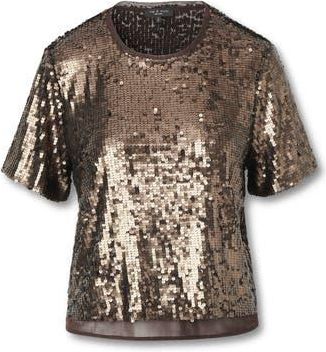 Rag & Bone Lucy Sequin T-Shirt in Coffee at Nordstrom Rack, Size X-Small