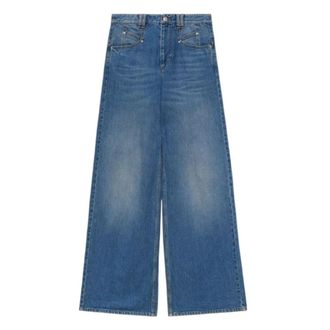 Isabel Marant Dames, Jeans, Blauw, Maat: 2XS Katoen