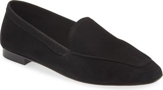 andrea carrano Mare Moccasins in Black Suede at Nordstrom, Size 36.5