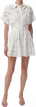 Exquise Angevin Mini Dress In Bone
