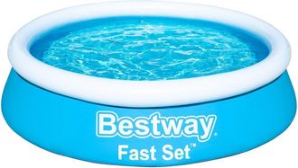 Bestway Piscina Gonfiabile Bestway Fast Set Blu 305x76 Cm