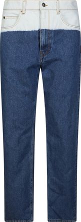 Marni Two Tone Blue White Five Pocket Jeans