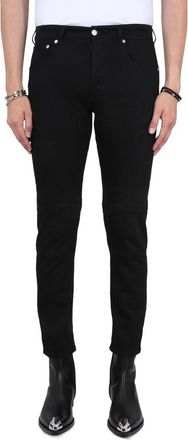 Alexander McQueen Biker Jeans - Heren - Slim Fit Jeans - Zwart - S - Katoen - Jeans