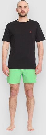 Volcom Lido Solid Trunk 16 Boardshorts groen