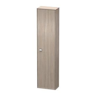 Duravit Armario Brioso 1770x420x240mm Tirador Cromado Apertura Derecha Pino Plateado