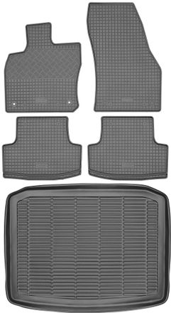 OEM Juego De Alfombrillas De Goma Para Coche Y Alfombrilla Para Maletero Del Seat Ateca Crossover De 2016