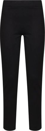Blanca Vita Slim-fit broek - Dames - Broeken - Zwart - Maat: M Leer