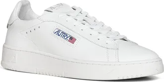 Autry Mens Sneakers Dallas Low White Leather Calf Trainers