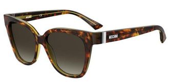 Moschino MOS066/S HJV/HA Womens Sunglasses Tortoiseshell Size 55