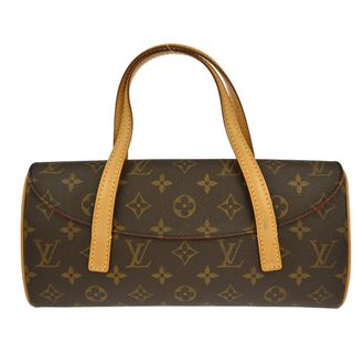 Louis Vuitton Sonatine Handbag Monogram Canvas Brown Canvas Handbag (Pre-Owned)