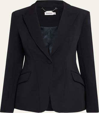 SIMKHAI Single-Breasted Blazer