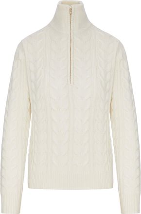 Max Mara WOOL SWEATER WITH CABLE KNIT - Max Mara - Woman