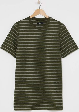Jacamo Marl Nepp Stripe T-Shirt Long