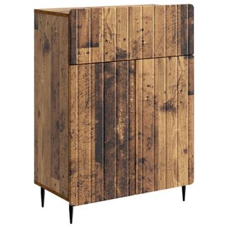 vidaXL Aparador Con Caj&oacute;n Madera Envejecida 66 X 34,5 X 92 Cm Vidaxl