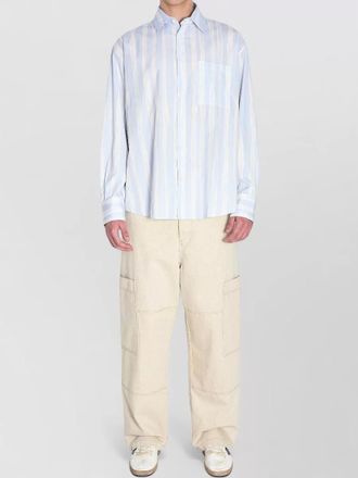 Jacquemus striped cotton poplin oversized shirt