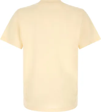 Moncler Logo Patch T-Shirt - Beige