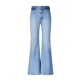 Rotate Rotate Birger Christensen, Dames, Jeans, Blauw, Maat: W30 Katoen