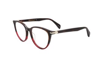 Rag & Bone Rag & Bone Womens 51 mm Havana Burgundy Eyeglasses RNB3027-65T-51