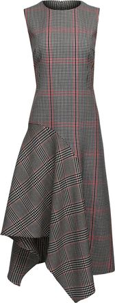 Akris Abito asimmetrico a quadri - Bianco