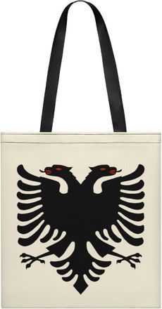 Generic Albanian Flag Womens Tote Casual Shopping Bag Lightweight Shoulder Bags Hobos Handbag for Work Travel Daily 35x40cm