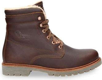 Panama Jack Mens P03 Aviator C23 Chestnut Waterproof Leather Ankle Boots - Brown - Size EU 47