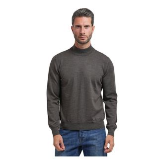 Gran Sasso Maglione a collo alto - - Knitwear - Uomo - Grigio - M