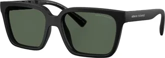 A|X Armani Exchange AX 4147S 807871 56mm Unisex Square Sunglasses