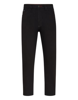 Philipp Plein Denim Trousers Carrot Fit Iconic Plein
