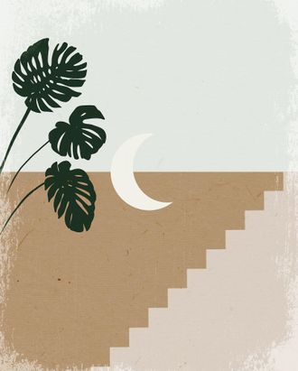 Komar Bild »Silence Crescent Moon« Natur 1 Stk. tlg. Wandbild zur Dekoration - ohne Rahmen