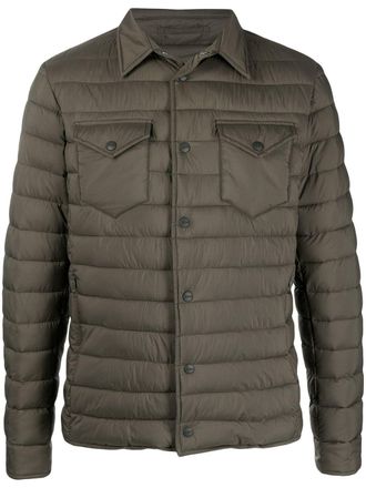 Herno Gewatteerd shirtjack - Groen