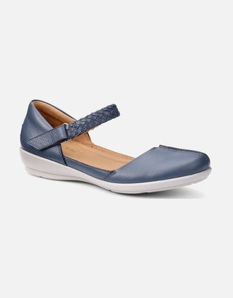Hotter Womens Lake Womens Wide Fit Mary Jane Shoes - Navy - Size: 4.5