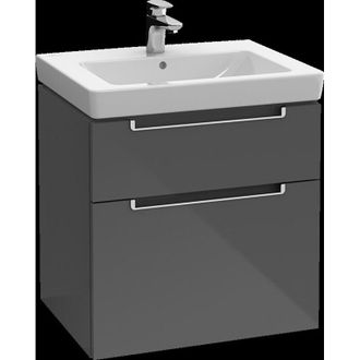 Villeroy & Boch Mueble De Ba&ntilde;o, 637 X 590 X 454 Mm, Modelo Suspendido, En Madera Blanca Mate