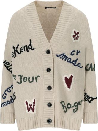 Max Mara Belgio Ecru Cardigan