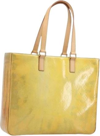 Louis Vuitton Pre-owned Vintage Tote Bag - Dames - Vintage Shopper - Geel - ONE Size - Leer - Vintage
