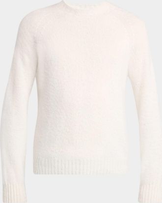 Tom Ford Mens Cashmere Scottish Teasel Crewneck Sweater