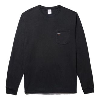 Noah Classic Long Sleeve Pocket T-shirt Black PT2NOAH