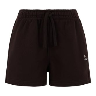 Maison Kitsun&eacute; Casual Shorts, female, Brown, Size: XS Baby Fox Regular Jog Shorts