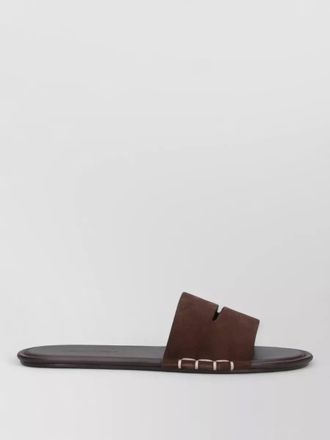 J.W.Anderson sandals open toe flat sole suede strap